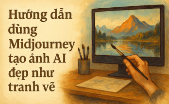 Huong dan dung Midjourney tao anh AI dep nhu tranh ve