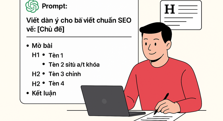 prompt ChatGPT viết blog chuẩn SEO